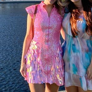 Heyami Pink Disco Dress - image 1